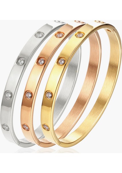 1 Takım --2 Jın&ju Paslanmaz Çelik Bilezik Bilezik Kadınlar Için Italia Bijoux Femme Hediye Bilezikler Çift Bileklikler Kadınlar Için Takı Bijuteri (Yurt Dışından)