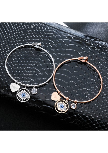 Altın Gül Kadınlar Için Paslanmaz Çelik Nazar Boncuğu Kırmızı Biber Kolye Bilezik Ağacı Kalp Pulsera Kızlar Parti Takı Hediye 2020 (Yurt Dışından) fırsatları