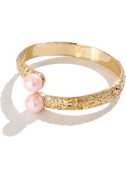 6 cm Tarzı GJZ344F Komı Özel Isim Yapamaz Hawaii Marshall Micronesia Polinezya Cam Inci Adam Kadın Plumeria Bilezik Bilezik (Yurt Dışından)