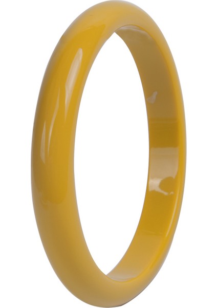 Sarı Kadınlar Için Vintage Basit Kol Bileziği Bilezikler Reçine Akrilik Trendi Yuvarlak Renkli Moda Takı Açıklama Bayan Bilezikler (Yurt Dışından)