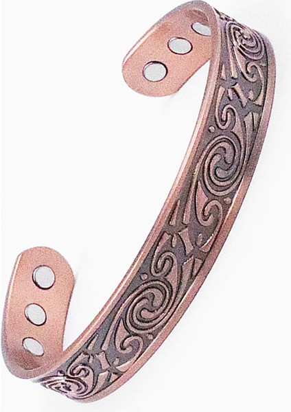 AL1247-BILEZIK Moda Vintage Viking Manyetik Enerji Kırmızı Bakır Mıknatıslı Açılış Bilezikler Erkekler Kişilik Takı (Yurt Dışından) fırsatları
