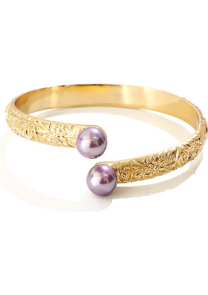 6 cm Tarzı GJZ344P Komı Özel Isim Yapamaz Hawaii Marshall Micronesia Polinezya Cam Inci Adam Kadın Plumeria Bilezik Bilezik (Yurt Dışından)