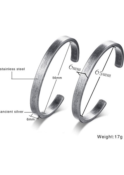 NO.83389 Beden Zorcvens Punk Vintage Paslanmaz Çelik Bilezik Erkekler ve Kadınlar Için Mobius Bükülmüş Manşet Bileklik Cinsiyetsiz Rahat Pulseira Beyler Takı (Yurt Dışından) fiyatları