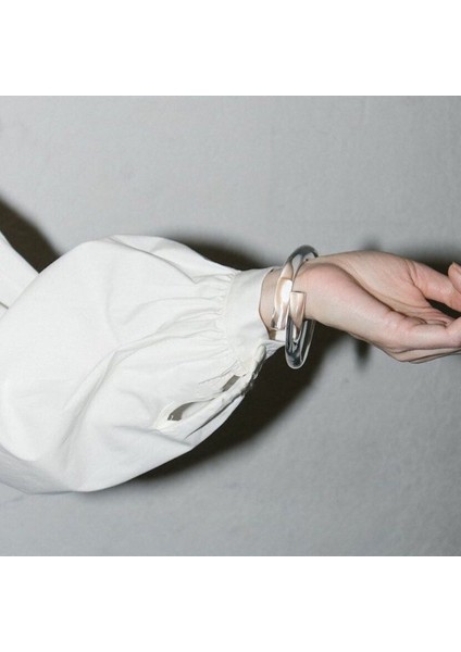 No.2 Boyutu 2021 Yeni Kore Modası Şeffaf Reçine Akrilik Büyük Geniş Daire Bilezik Kadınlar Parti Takı Hediye (Yurt Dışından) fırsatları