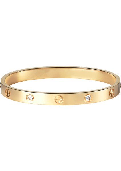 Altın Gül Kristal Detaylı Klasik Lüks Mücevher Hediye Kadınlar Için Trend Düğün Bilezikleri Çapraz Manşet Bilezikler (Yurt Dışından) fiyatları