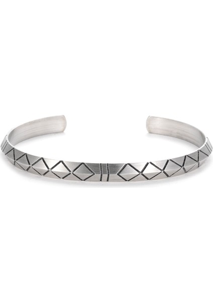 L Beden Viking Stil Titanyum Çelik Bileklik Takı Pulseira Aksesuarlar Erkek Kadınlar Punk Romboz Kolluk Bilezikler Erkekler Için Çocuklar Erkekler Pulseras (Yurt Dışından)