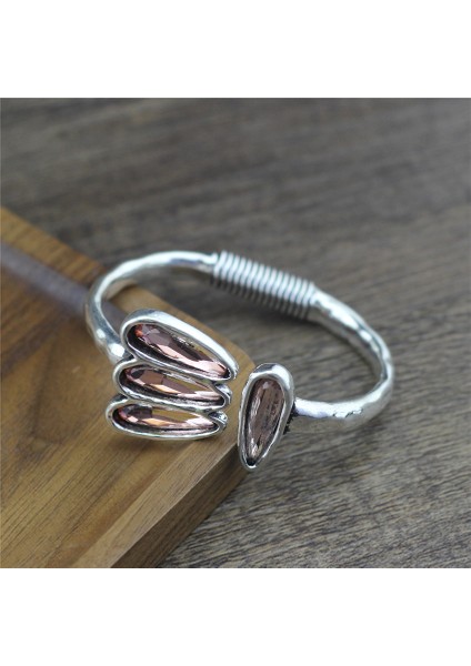 Su Kırmızısı Anslow Vintage Sıcak Satış Açık Kol Bileziği Bilezik Şık Kadınlar Kızlar Charms Süs Takı Aksesuarı Lolb (Yurt Dışından)