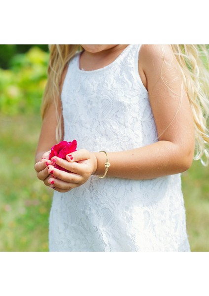 C Sevimli Çocuklar Için Başlangıç Bilezikleri Paslanmaz Çelik Minik Harf Kişiselleştirilmiş Hediye Bebek Altın Kalp Özel Bilezikler El Yapımı Hediyeler (Yurt Dışından) indirimleri