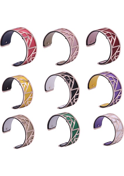 WZ0044 Mısır Kol Bilezikler Bilezikler Gümüş Kadın Manşet Gül Altın Renkli Bileklik Değiştirilebilir Deri Bileklik Bijoux (Yurt Dışından) fırsatları
