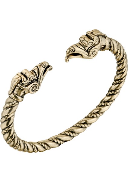 Stil 3 Qıamnı Punk Çift Ejderha Kafa Bilezik Kadın Erkek Bileklik Kolçak Bilezikler Nordik Viking Pagan Takı Parti Noel Hediye Şamdan Şarm (Yurt Dışından) modelleri