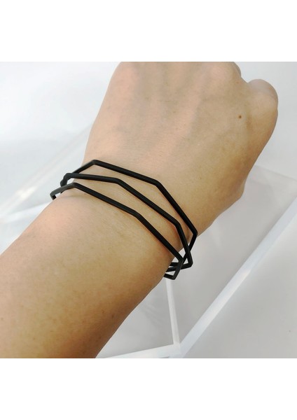 No.19 F.J4Z Moda Punk Bilezik Kadınlar Için Goth Manşet Bilezik Minimalizm Siyah Metal El Takı Rend Noel Hediyesi (Yurt Dışından) indirimleri