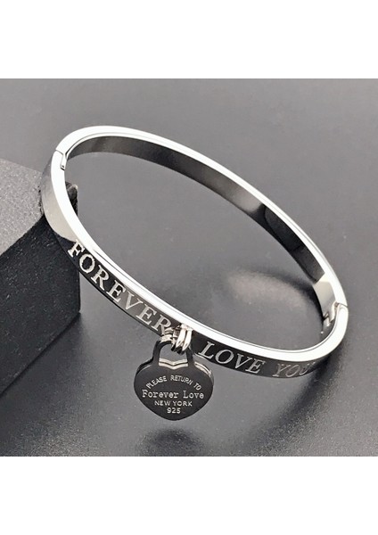 Roma Kalp Altın Yüksek Moda Çift Kalp Şekilli Kolye Bilezik Takı Paslanmaz Çelik Charm Mavi Pembe Aşk Kalp Bilezik Kadınlar Için (Yurt Dışından) modelleri