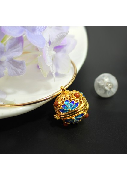 No.2 Boyutu 1pc Boş Kafes Cloisonne Kilitli Lamba Balon Bilezikler Lamba Balon Kilitli Bilezikler Moda Takı (Yurt Dışından)