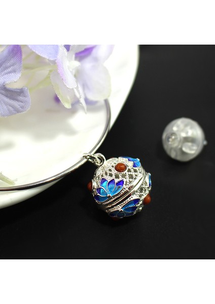 No.2 Boyutu 1pc Boş Kafes Cloisonne Kilitli Lamba Balon Bilezikler Lamba Balon Kilitli Bilezikler Moda Takı (Yurt Dışından) fiyatları