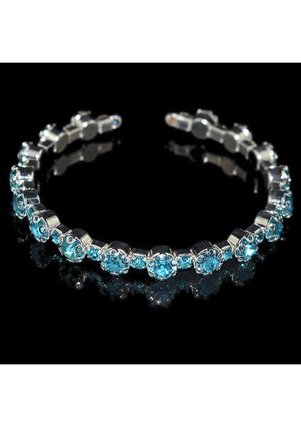 Gül Altın Rengi Kadınlar ve Kızlar Için Moda Altın Kaplama Gümüş Kaplama Kristal Kolluk Bilezikler ve Bilezik Rhinestone Şans Bilezikleri Düğün Takıları (Yurt Dışından)