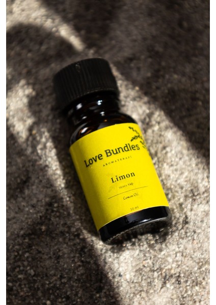 Limon Uçucu Yağ | Buhurdanlık Esansı | Aromaterapi | Uçucu Yağ Esansiyel Buhurdanlık Yağı 10ML