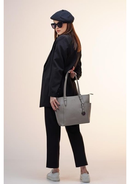 Kadın Omuz Çantası Gri modelleri