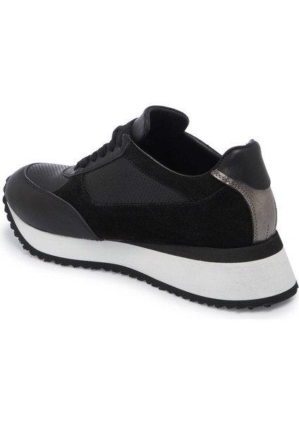 Siyah Hakiki Deri Kadın Sneaker - K25I1AY68039-A23 fiyatları