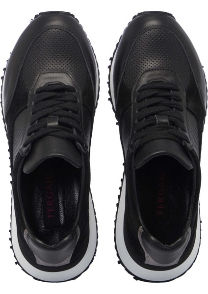 Siyah Hakiki Deri Kadın Sneaker - K25I1AY68039-A23 indirimleri