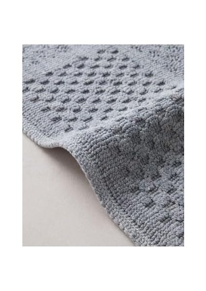 Home Launis Pamuklu Bukle Kilim Gri