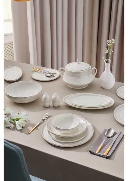 Serenity 60 Parça Porselen Yemek Takımı AR259764