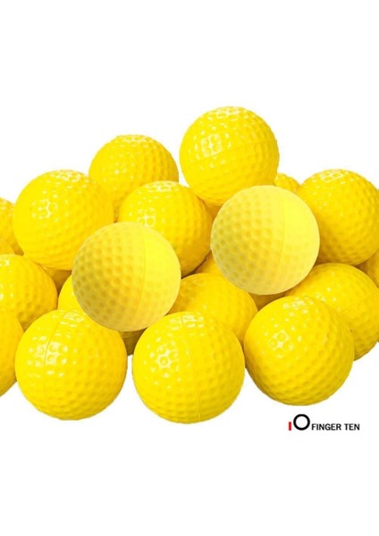 Sarı Stil 12 Adet Pu Köpük Golf Topları Sünger Elastik Pratik Antrenman Yardımı Kapalı Açık Düzine (Yurt Dışından)