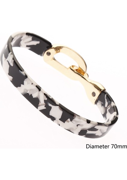 No.2 Boyutu Yeni Za Leopar Bilezikler Kadınlar Kaplumbağa Kabuğu Akrilik Reçine Kolluk Bilezikler Toka Minimalizm Altın Metal Punk Takı (Yurt Dışından) modelleri