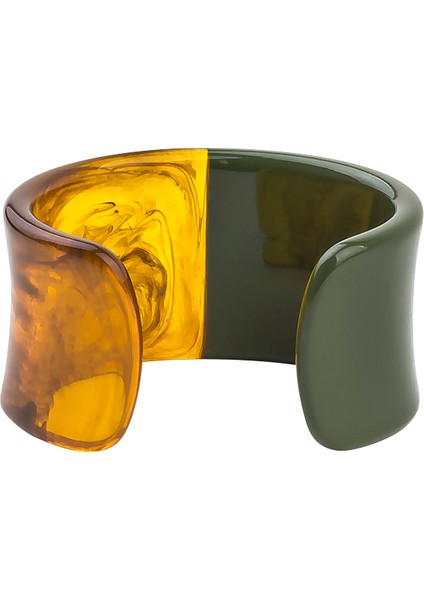 Altın Rengi Guanlong Yeni Moda Iki Renkli Lucite Reçine Bilezik ve Bilezik Kolluk Akrilik Kadınlar Için Bohem Bilezik Hediye (Yurt Dışından) fırsatları