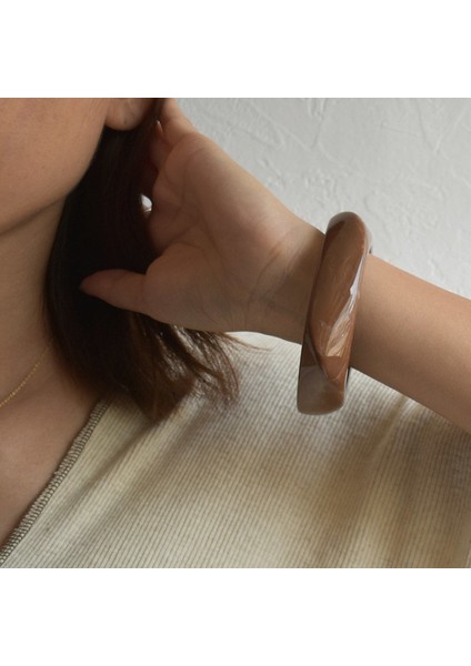 Bilezik-No 1 Kadınlar Için Yeni Şık Stil Bilezik Hediye Takı Bilandi Vintage Reçine Akrilik Geometrik Düzensiz Kare Fasetli Bilezik (Yurt Dışından) modelleri