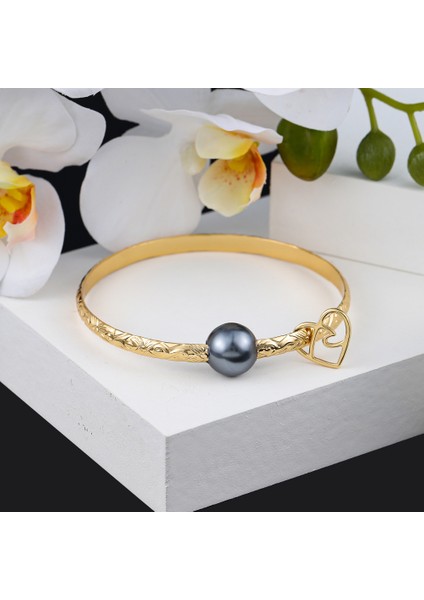 65 mm Tarzı SL2172GOGR Cring Coco Hawaiian Bilezik Kadın Yeni Tasarımcı Gri Inci Kalp Kolye Bilezik Yaz Plaj Takıları Kadınlar Hediye (Yurt Dışından)