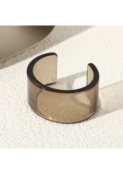 KB241-2 Kadınlar Için Renkli Şeffaf Tasarımcı Charm Bilezikler Geniş Hint Açık Bilezikler Akrilik Moda Takılar (Yurt Dışından)