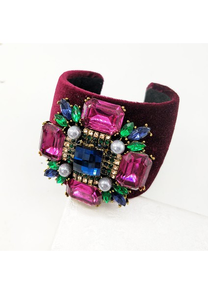 No.18 Beden Açılış Çiçek Püskül Bilezik Kadınlar Çapraz Bilezik Bijoux Femme Boncuk (Yurt Dışından) fiyatları