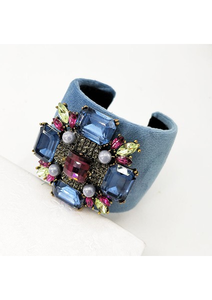 No.18 Beden Açılış Çiçek Püskül Bilezik Kadınlar Çapraz Bilezik Bijoux Femme Boncuk (Yurt Dışından) fırsatları