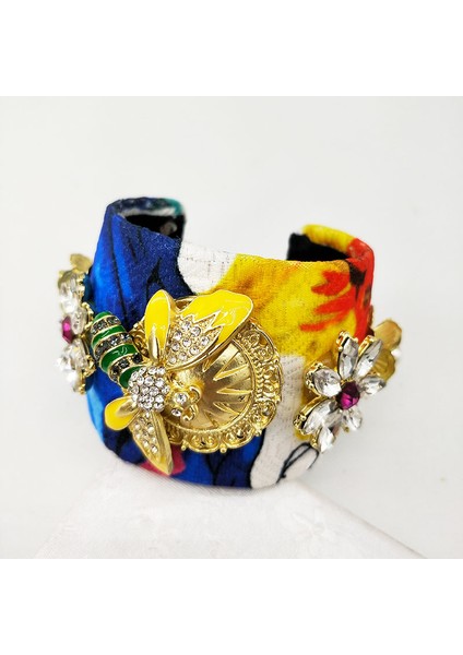 No.18 Beden Açılış Çiçek Püskül Bilezik Kadınlar Çapraz Bilezik Bijoux Femme Boncuk (Yurt Dışından) indirimleri