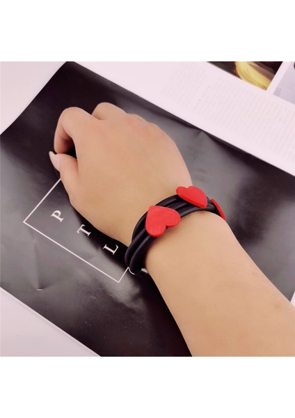 Kırmızı Kalp 1 Ukebay Yeni Boho Renkli Kadın Bilezikler Gotarm Bilezik Kalp Ahşap Takı Doğum Günü Hediye Moda Zincir Bilezik (Yurt Dışından) fırsatları