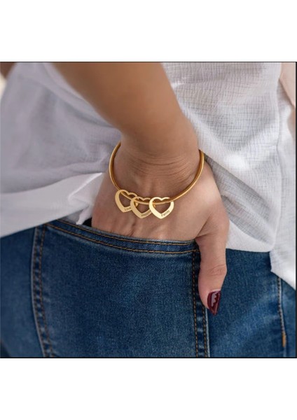 9-11 Boncuk Stili No.3 Boyutu Kişiselleştirilmiş Bilezik Kalp Şekilli Kolye Paslanmaz Çelik Harf Isimli Kadınlar Için Özel Doğum Günü Hediyesi (Yurt Dışından) modelleri
