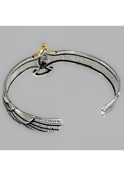Goldton-Kadınlar Için Viking Kartal Kolu Bileziği Sevgililer Günü Hediyesi Erkek Arkadaşa Ayarlanabilir Açık Kabile Takı Hint Kartal Kanat Bileziği (Yurt Dışından) indirimleri