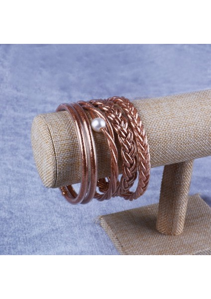 3 Adet Örgü Rainbery El Yapımı Örgü Altın Simli Şarm Sarma Deri Bilezik Kadınlar Kızlar Bilezikler Manyetik Toka Takı Pulseras Mujer (Yurt Dışından) indirimleri