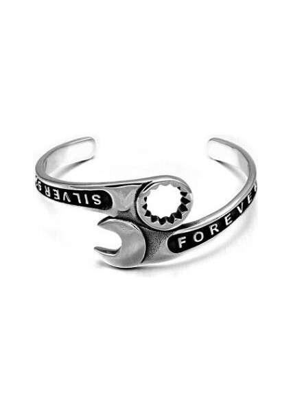 Çelik Yüksek Moda Araçları Anahtar Bilezik Erkekler Titanyum Paslanmaz Çelik Kol Bilezikleri Motosiklet Bilezikler Erkek Takıları Pulseiras (Yurt Dışından)