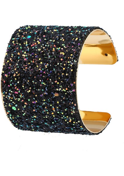 Çit Dayoff Avrupa Tarzı Vintage Metal Bilezik Punk Renkli Payetli C Şekilli Alaşım Açılır Ayarlanabilir Geniş Kolluk Bileklik Kadın Takı (Yurt Dışından) fırsatları