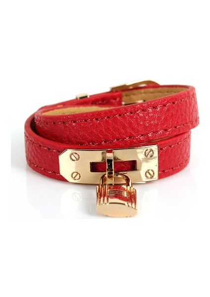 Kırmızı Moda Gümüş Rengi Yüksek Tasarımcı Turuncu Harf Ferroalay Nötr Erkek Kadın Kız Bilezik Sevgililer Takı (Yurt Dışından)