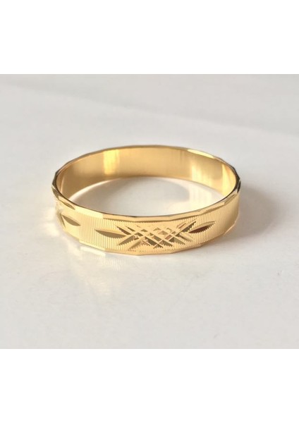 Style4 Çap 40MM Bebek Sarı Altın Renklı Çap 8mm Bant Genıslıgı Dört Stıl Bebek Erkek Kız & Yetıskın Kapalı Bılezık Bılezık (Yurt Dışından)