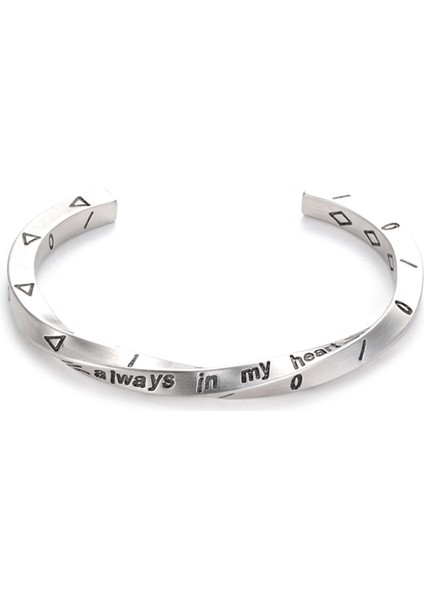 F Viking Stil Titanyum Çelik Bileklik Takı Pulseira Aksesuarlar Erkek Kadınlar Punk Romboz Kolluk Bilezikler Erkekler Için Çocuklar Erkekler Pulseras (Yurt Dışından)