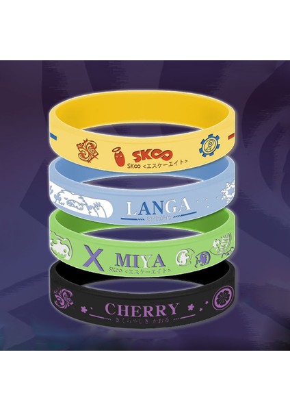 Langa Sk8 The Infinity Bileklikleri Cosplay Anime Reki Langa Miya Kiraz Çiçeği Spor Bileklik Moda Takı Charm Hediye (Yurt Dışından) fiyatları