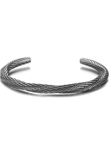 Sv Kuzey Viking Desenli Erkek Bilezikleri Bilezikler Pulseras Hombre Titanyum Çelik Bileklik Takı (Yurt Dışından)