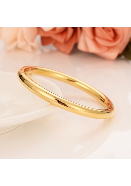 Altın Rengi 24 Ayar Ince Altın Gf Dubai Bilezik Afrika Arap Ürünleri Montaj Moda Dubai Kumlama Bilezik Takı (Yurt Dışından) fırsatları