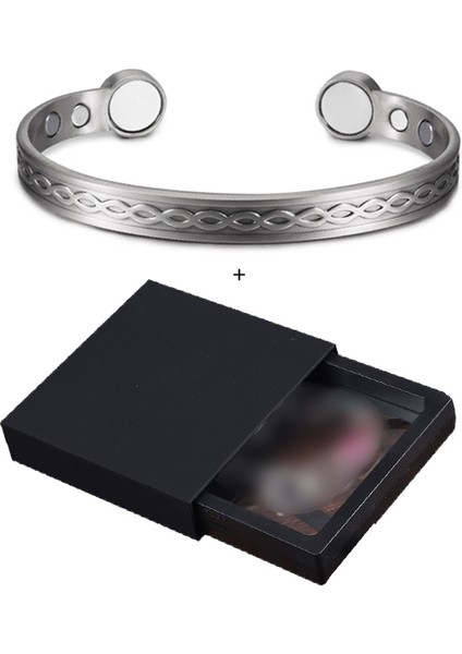 S Kutusu Vinterly Sonsuz Saf Bakır Bilezik Manyetik Kol Bandı Ayarlanabilir Bilezik Manyetik Sağlık Bakır Bilezikler Bilezikler Artrit Için (Yurt Dışından)