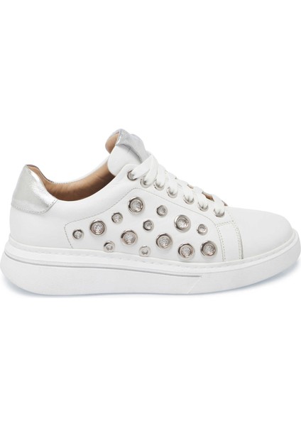 Beyaz Hakiki Deri Kadın Sneaker - K25I1AY68097-A26 modelleri
