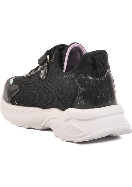 Siyah Lila Cırtlı Fileli Kız Çocuk Spor Ayakkabı Ruffon F fırsatları