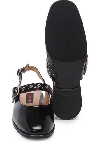 Siyah Rugan Hakiki Deri Kadın Casual Ayakkabı - K25Y1AY68038-A07 fırsatları